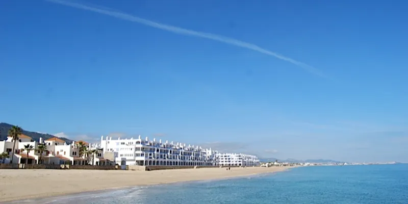 Sania plage from the beach