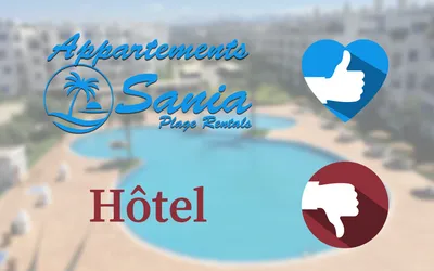 Sania Plage vs hotel